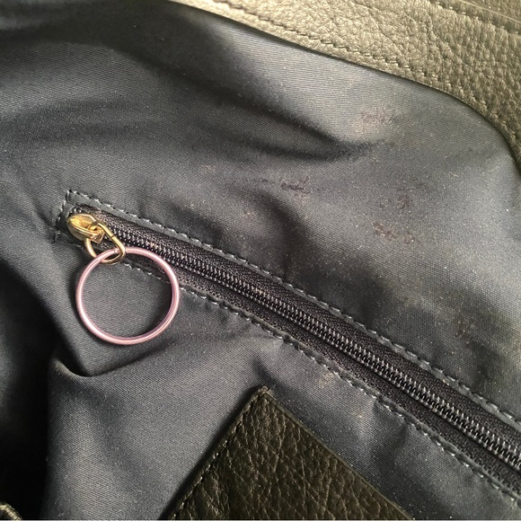 Cole Haan black leather double strap shoulder bag - Picture 8 of 10